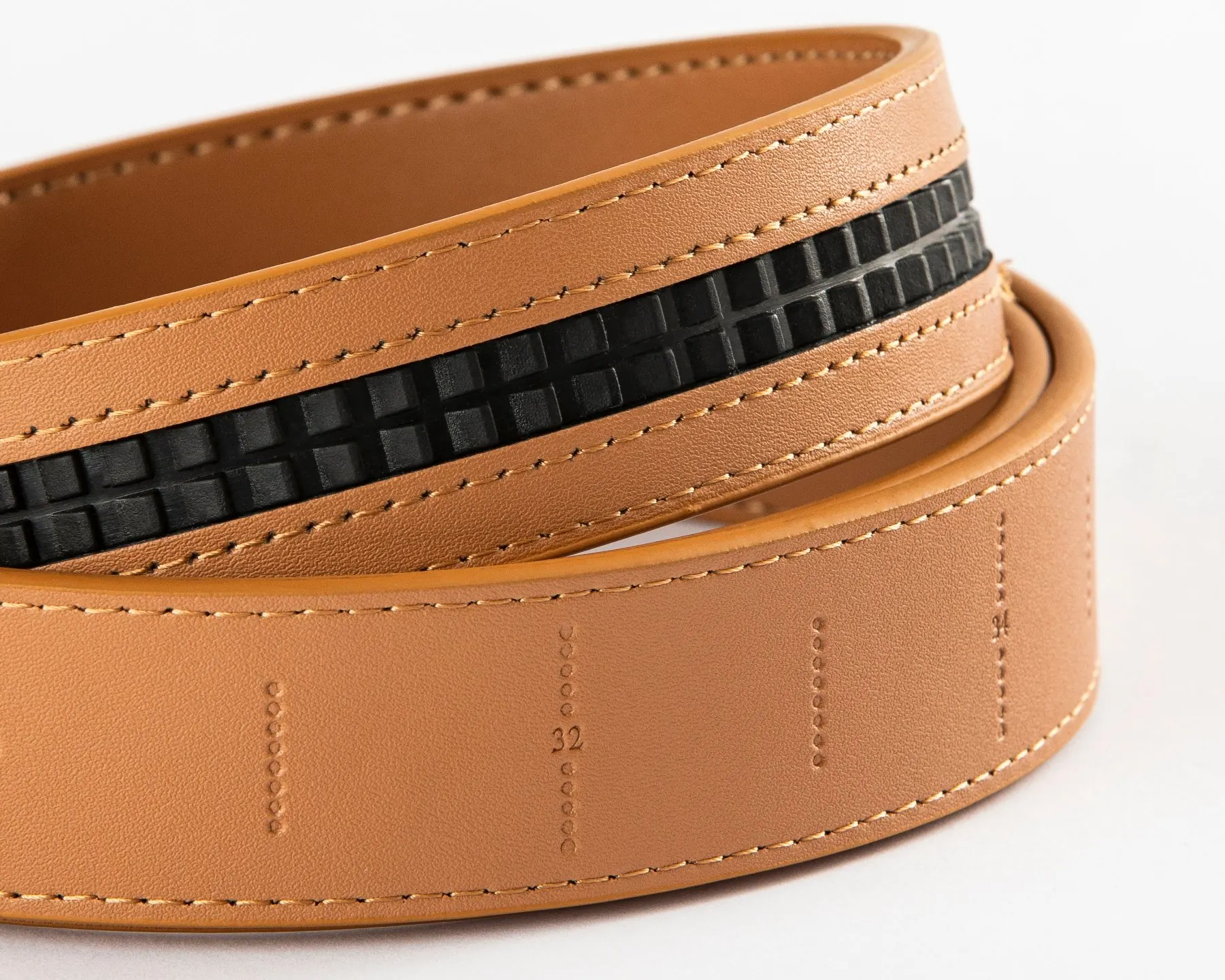Measuring the belt to your waist size